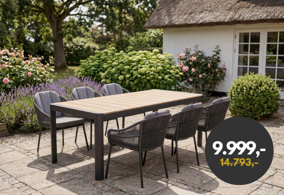 Lohals Svala Havem&oslash;bels&aelig;t til 6 personer - M&oslash;rkegr&aring;