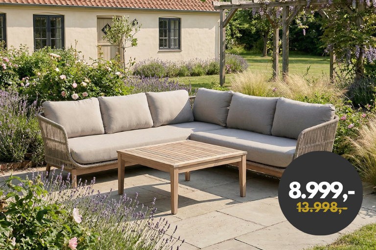 Helena Hj&oslash;rnesofas&aelig;t - Lys Sand