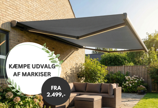 Find det store udvalg af markiser her