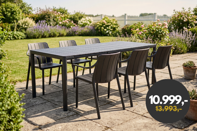 Nardi Tevere Tiberina Havem&oslash;bels&aelig;t - 90x147/211 - Antracit