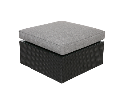 Billy modulsofabord inkl. glasplade og EASY DRY hynde - Sort