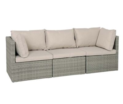 Isla 3-personers modulsofa inkl. EASY DRY hynder - Lys Grå