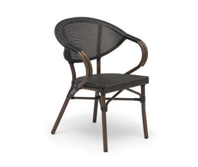 Abby Cafe stabelstol - Brun