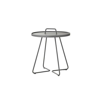 Cane-line On the move sidebord lille lysgrå Ø44x54 cm