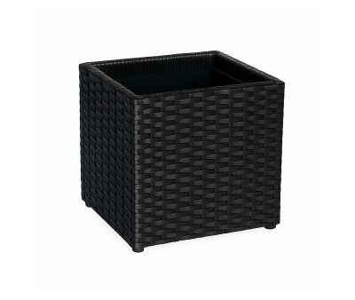 Cubik Plantekrukke 38x38x38 cm - Sort