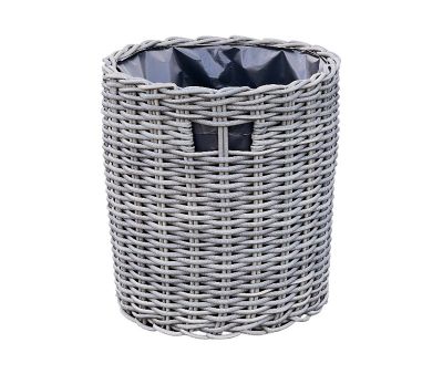 Ilse Rund Plantekurv Lille 40x43 cm - Naturrattan