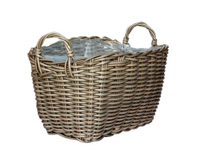 Ilse Plantekurv lille 52x32x30/37 - Naturrattan