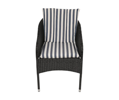 Aston Rattanhynde - Blå / Hvid Stribet