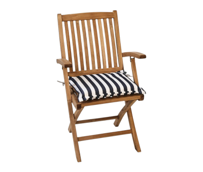 Aston Sædehynde 38x38 - Blå/Hvid Stribet