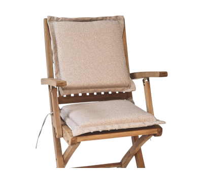 Aston Sædehynde 38x38 - Lys Sand/Grå Struktur