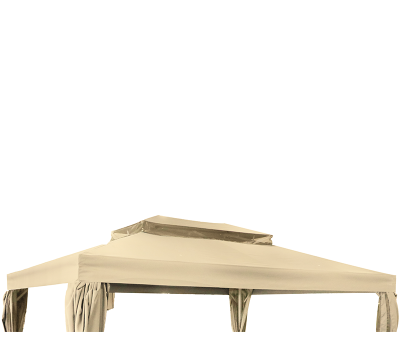 Ekstra tag til Pavillon 3x4 meter - Natur