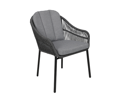 Aya Stabelstol inkl. EASY DRY hynder - Antracit