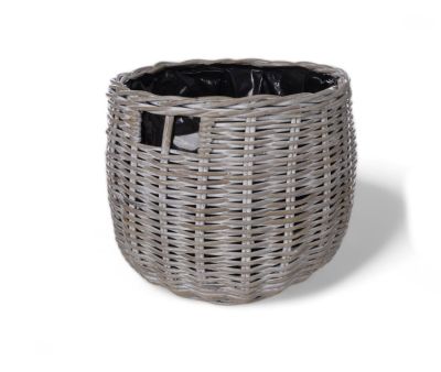 Fletkurv Kubu - Naturrattan - Ø21 cm