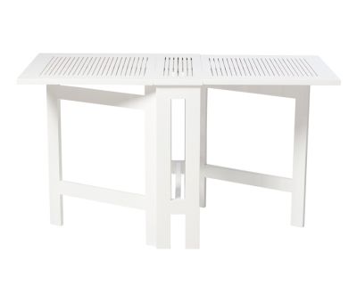 Hornbæk butterfly bord 65x130 - Hvid