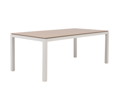 Selma Havebord 100x200 - Gråhvid