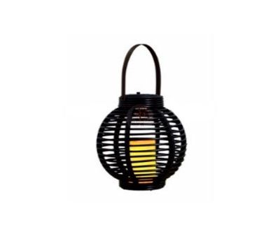 Solar Lanterne Ø21xH21 cm - Sort plast