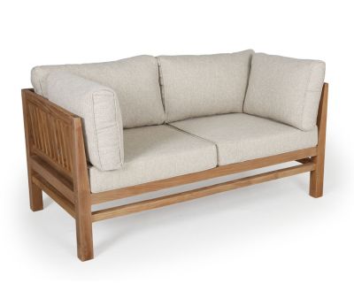 Colorado Teak 2 pers. sofa - m/Aspen QuickDry hynder