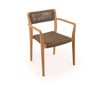 Tonka Havestol m/ armlæn - Kerneteak