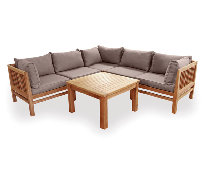 Columbo EASY DRY Teak Modulsæt - Sand