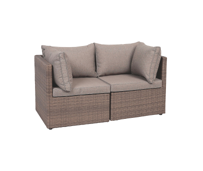 Becca 2-personers modulsofa inkl. EASY DRY hynder - Dusty