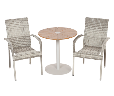 Fiola Gine Cafesæt Ø70 - Lys grå