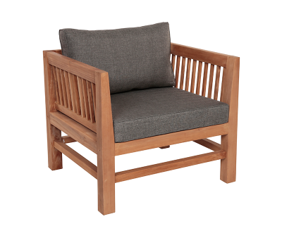 Columbo EASY DRY Dining Sofastol Teak - Grå