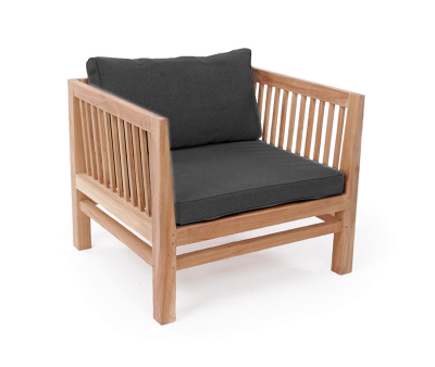 Columbo Teak Sofastol - Sort