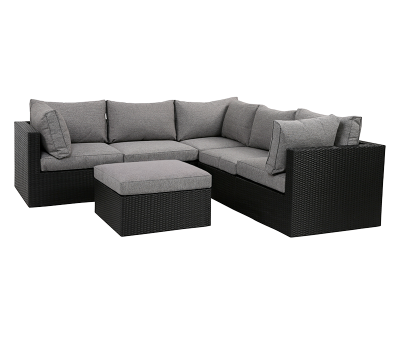 Billy Modul Hjørnesofa inkl. EASY DRY hynder - Sort