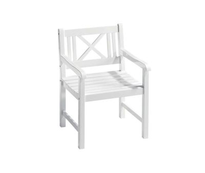 Dragør faststol - Hvid