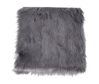 Lammeskindshynde Imiteret 40x40 cm - Grå