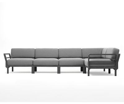 Nardi Maximo 5 Hjørnesofa - Antracit