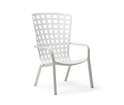 Nardi Folio pos. loungestol - Hvid