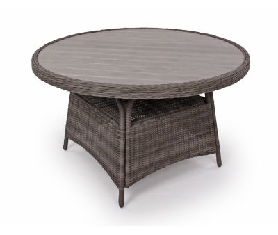 Rio havebord Ø130 - Grå