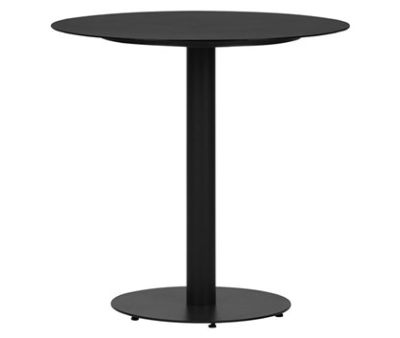 Cafebord Ø70 - Sort 