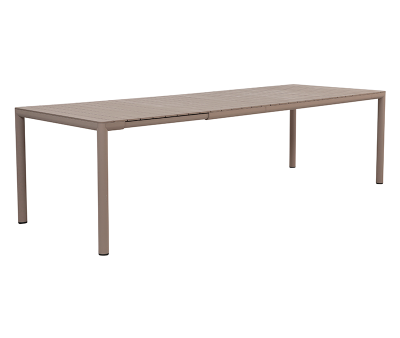 Nardi Tevere udtræksbord 100x210/275 - Latte