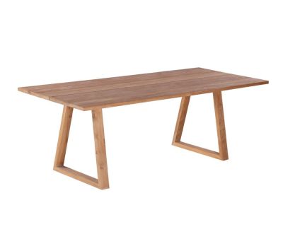 Milo Plankebord 90x200 cm - m/bordben i teak - Trapez