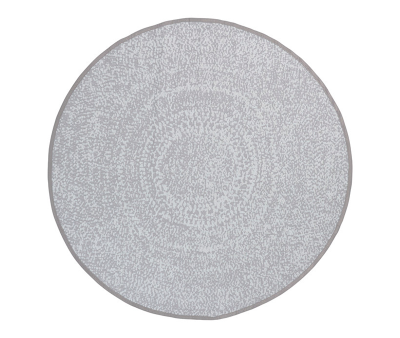 Udendørs Tæppe Ø180 cm - Lys grå 