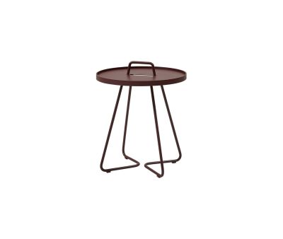 Cane-line On the move sidebord lille bordeaux Ø44x54 cm