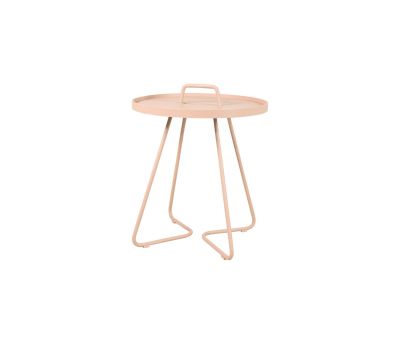 Cane-line On the move sidebord lille lys rosa Ø44x54 cm
