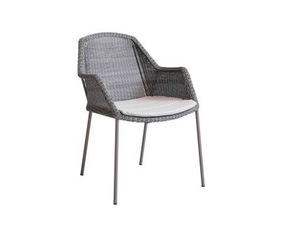 Cane-line Natté hynde til Breeze stabelstol - Lys grå