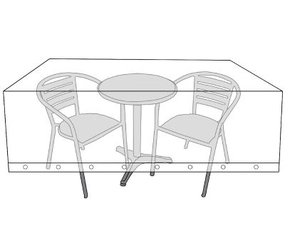 Overtræk til Cafésæt 140x80x80 cm