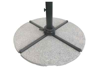 Parasolfod / del til hængeparasol - Rustik Granit - 20 kg - 1 stk.