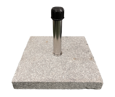 Parasolfod m/hjul - Rustik Granit - 45 kg