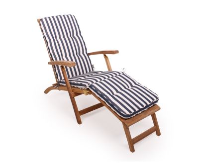 Aston dækstolshynde - Blå /Hvid Stribet