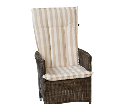 Aston Paris Positionshynde - Beige/Hvid Stribet