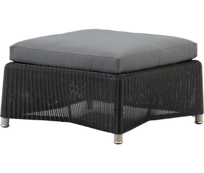 Cane-Line Diamond fodskammel m/hynde - Graphite/Grey