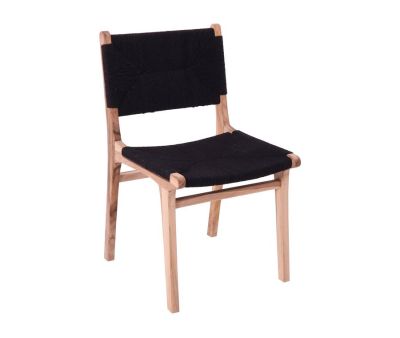 Jenny Spisebordsstol - Classic Teak / Sort