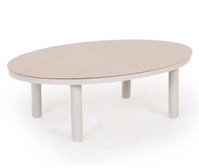 Annika Ovalt Loungebord 79x120 cm - Sand