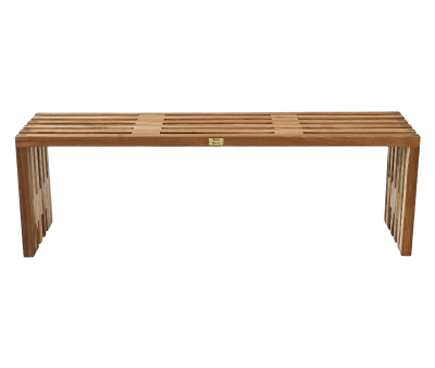 Trallebænk 140 cm - Classic teak