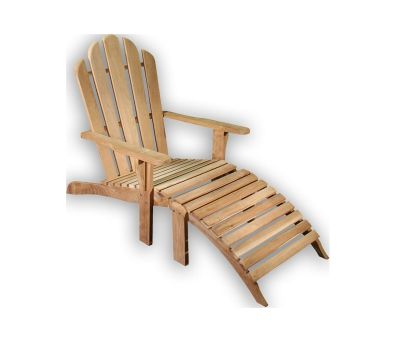 Adirondack stol med fodskammel - Kerneteak